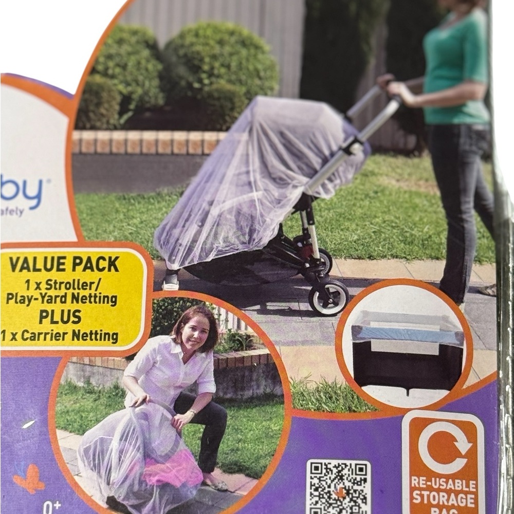 Dreambaby growing safety with Stroller  Netting travel system insect netting